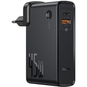 Resim Ally Mobile Baseus Gan 2 In1 45w Hızlı Şarj Power Bank & Şarj Aleti C+u 10000mah 45w 