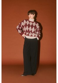 Resim Defacto Wide Leg Normal Bel Pantolon E7241ax25aubk81 Siyah 
