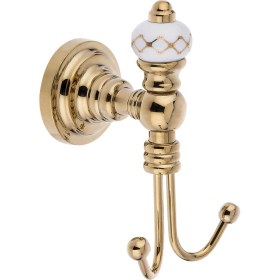 Resim Pure Concept Geometrik Beyaz Altın Pvd Gold Ikili Askılık 