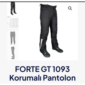 Resim Forte Gt Forge Gt Shoftshell Korumalı Motosiklet Pantolonu 