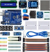 Resim Cloudstore Arduino Uno Set R3 Sensor Modülü Başlangıç Seti 0.96 İnç Oled 1602 Lcd Ekran Eğitimli 1 Set 