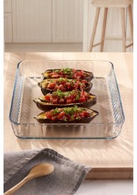 Resim Paşabahçe Borcam Dikdörtgen Tepsi Borcam Granit 