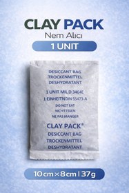 Resim nemtut CLAY PACK AKTİF KİL NEM ALICI 1 UNİT ( 10 CM X 8 CM - 37 g ) 50 ADET 