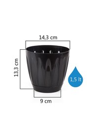 Resim Serinova Papatya Tabaklı Saksı 1,5 Lt 93993763 