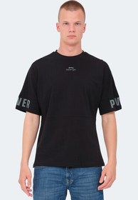 Resim Slazenger VISION Erkek Tişört Siyah 