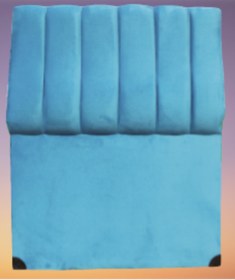 Resim BENGİ TİCARET Başlık 14261 Alc Santa 90 lık Tek Kişilik Tay Tüy Mavi Dilimli Başlık 