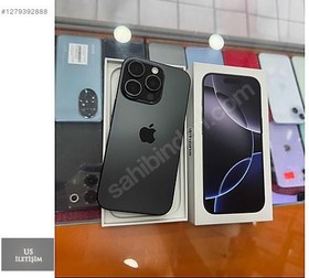 Resim Apple iPhone 16 Pro Max İkinci El YD | 256 GB | Siyah 