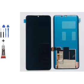 Resim Telefon Kulübesi Xiaomi Mi Note 10 Pro LCD Ekran Dokunmatik + Tamir Seti Beyaz 