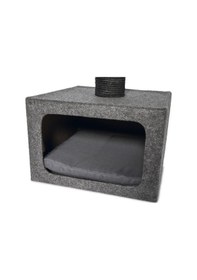 Resim Karlıe Kedi Tırmalama+ev Dora Gri 38x38x91cm 