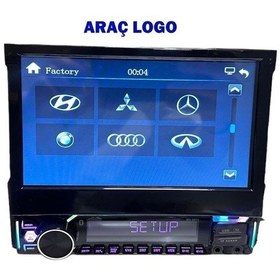 Resim 8810 Indash 7 Inch Double Teyp Uyumlu Bluetooth Mirror-usb-sd-aux Uyumlu 