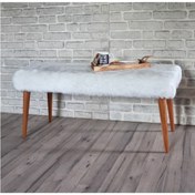 Resim Ünüvar Konsept Retro Bench Beyaz Peluşk2 