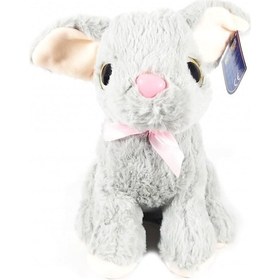 Resim Peluş İri Gözlü Şirin Tavşan-25 Cm 