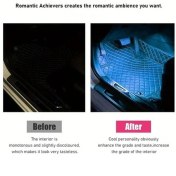 Resim Trendooze Turcoshop11 Pembe 24 Led Araç İçi Neon Işık Şeridi, Usb Ambians 