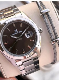 Resim Daniel Klein İtalyan Tasarım Bileklik Hediyeli 2 Yıl Garantili 3 Atm Erkek Kol Saati Es.14137-5 Gümüş 