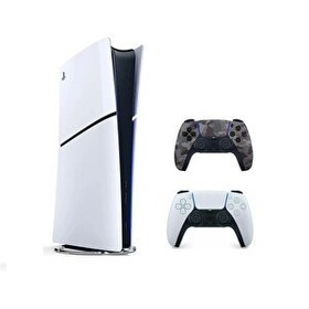Resim Sony Playstation 5 Slim Dijital + 2. Kamuflaj Dualsense PS5 Kol (İthalatçı Garantili) 