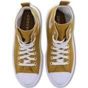 Resim Converse A05199c Chuck Taylor All Star Move Hi Hardal Kadın Sneaker Günlük Spor Ayakkabı Hardal 