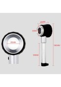 Resim 2x El 45x Katlanır Keten Test Cihazı Metal Büyüteçler Işık Kalibrasyonu İle Kumaş Konu Sayacı Büyüteç 