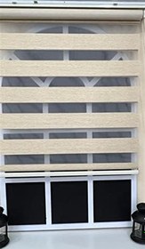 Resim StorBurada Zebra Stor Perde Sütlü Kahve STB 400V03-D Kahverengi 140 x 200 