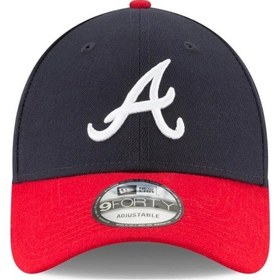 Resim New Era Şapka - The League 9Forty Atlanta Braves Lacivert/Kırmızı 