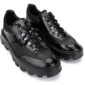 Resim Tamer Tanca Erkek Hakiki Deri Siyah Sneakers & Spor Ayakkabı 698 1061-2 Erk Ayk Sk23/24 Syh Acma/syh Bsk Siyah1 