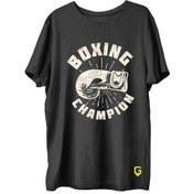 Resim Top Glory Boxing Baskılı Penye Boks Sporcu T-Shirt (532149869) 