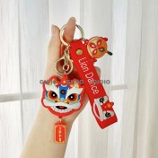 Resim Silver1 Zarif Anti-Kayıp Araba Anahtarlık Okul Çantası Çekicilik Bebek Yaratıcı Erkek ve Kadın Çift Yıldız Ayı Anahtarlık (Yurt Dışından) 