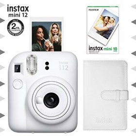 Resim Fujifilm Instax Mini 12 Fotoğraf Makinesi + 10' 
