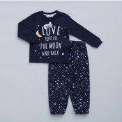 Resim Chakra Love Çocuk Pijama Takımı Lacivert 