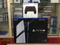 Resim Playstation 5 PRO sıfır kapalı kutu çift kollu ürün 