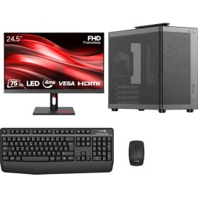 Resim Turbox TX8340 Ultra 5 225 32GB Ddr5 Ram 1tb Nvme 24.5 Inç Monitör Masaüstü Ofis Hazır Sistem 