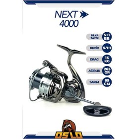 Resim Oslo Next 4000 Shimano Fx Xt 270cm 10-30gr 8x Spin Olta Seti Standart 