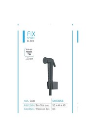 Resim İsaoğlu Yapı Siyah Taharetmatik Klozet Takımı Şattaf Kolay Temizlik Siyah 