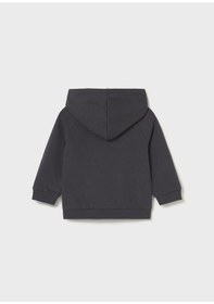 Resim Mayoral Erkek Bebek Kapşonlu Sweatshirt Gri 