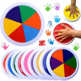 Resim New Hot Selling Kindergarten Finger Print Mud Non-toxic Washable Pigment - C set 