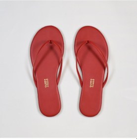 Resim Tkees Kadın Klasik Günlük Parmak Arası Terlik Kırmızı 