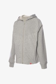 Resim Hummel Hmleluf Zıp Hoodıe Fermuarlı Hoodıe Çocuk Çeket Gri 