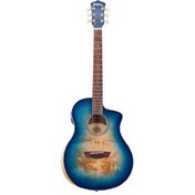 Resim Washburn BTA-BLUBCE Bella Tono Vite Alure Burl Elektro Akustik Gitar 