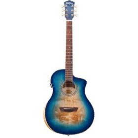 Resim Washburn BTA-BLUBCE Bella Tono Vite Alure Burl Elektro Akustik Gitar 