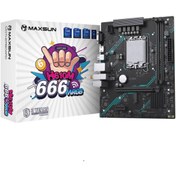 Resim MAXSUN H610M 666 WIFI ARGB LGA1700 DDR4 3200 Mhz M.2 HDMI mAtx Intel Anakart 