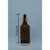Resim Damlalıklı 50 ml 5 Adet Amber Şişe 