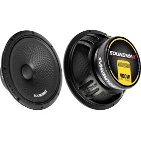 Resim Soundmax SX-M82BN-400W MAX-200W Rms-Kaliteli-Profesyonel-Yeni Seri 20 cm Midrange Hoparlör 
