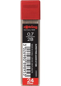Resim Rotring Süper Polimer Kalem Ucu 0.7 Mm - 2B 