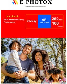 Resim ephotox Ultra Premium Fotoğraf Kağıdı 10x15 2 Paket 200 Adet 