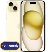 Resim Apple iPhone 15 Plus Yenilenmiş TR Garanti | 256 GB Sarı 