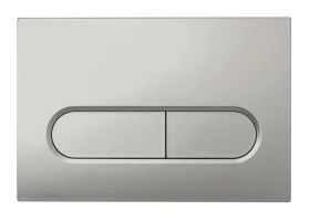 Resim Triton Gömme Rezervuar Set Mat Krom Capsule Kumanda Paneli+v100 Stop Valf Krom - Mat 