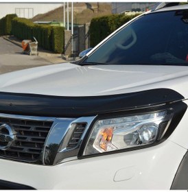 Resim Cappafe Nissan Navara Ön Kaput Koruyucu Rüzgarlığı 4Mm Akrilik 