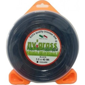 Resim Nylgrass Tırpan Misinası Siyah Dörtköşe 3.5 Mm 40 Mt 