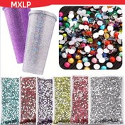 Resim 2mm, 3mm, 4mm ve 6mm Boyutlarında Büyük Paketler Reçine Termal Olmayan Kalıplı Taşlar, Tırnak Sanatı, Giyim, Ayakkabı ve Çantalar için Düz Tabanlı Taşlarla Toptan Satış İçin Uygun 