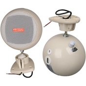 Resim Mv-12 7.5 Cm 20 Watt Komütatörlü Hat Trafolu Krem Beyazı Sütun Sarkık Hoparlör 2&amp Apos Li Takım 4989 