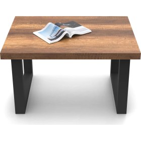 Resim Yurudesign Marken B Ofis Sehpası Metal Ayaklı Barok 